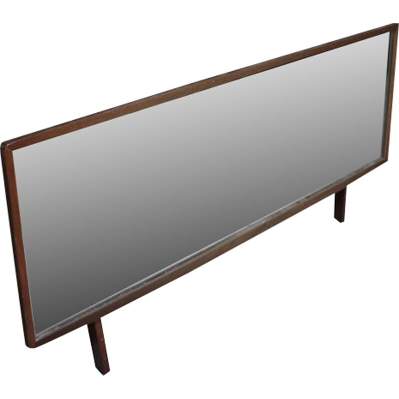 Vintage teak tilting dressing table mirror, Scandinavian style, 60's