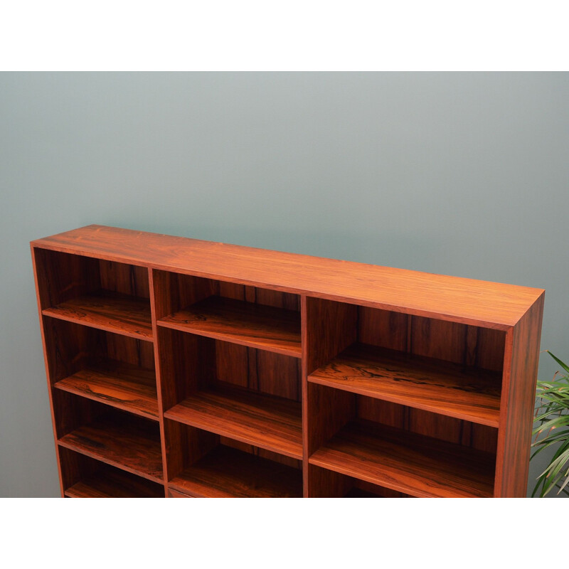 Winding mid century bookcase  rosewood danish 1960