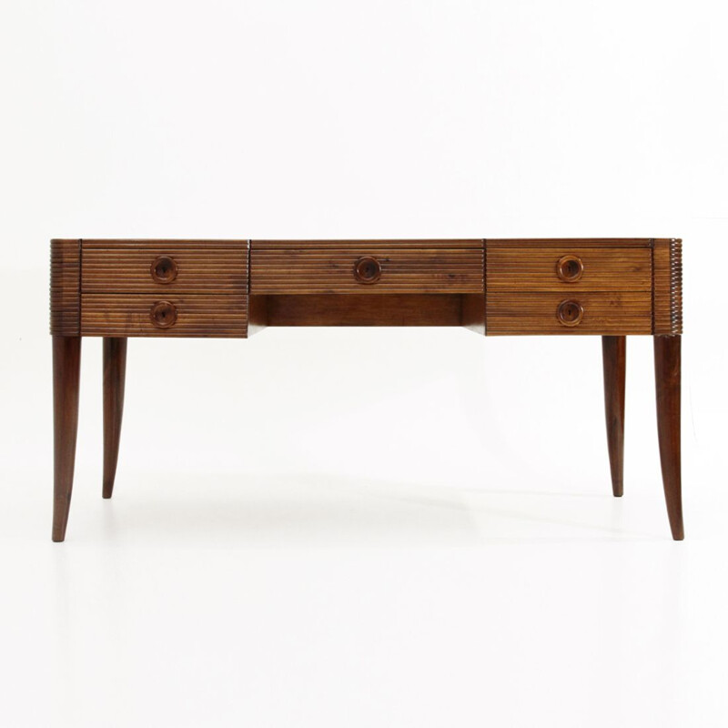 Desk with 3 drawers by Paolo Buffa for Galdino Maspero,1930s