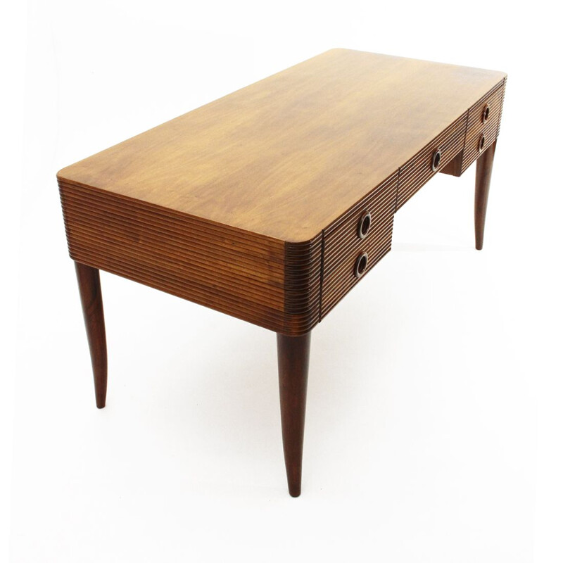 Desk with 3 drawers by Paolo Buffa for Galdino Maspero,1930s