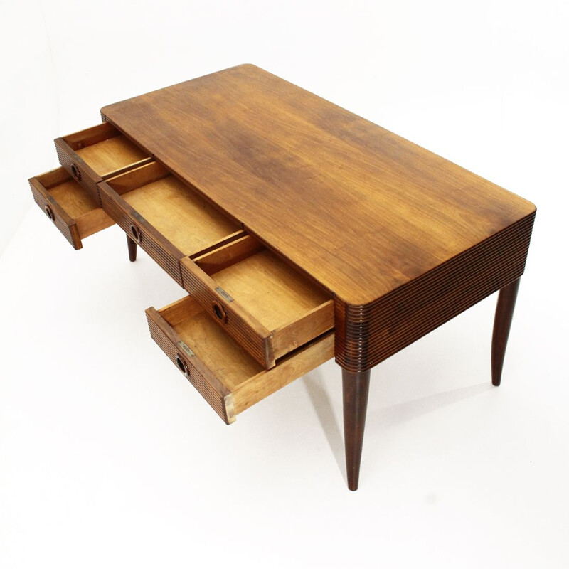 Desk with 3 drawers by Paolo Buffa for Galdino Maspero,1930s