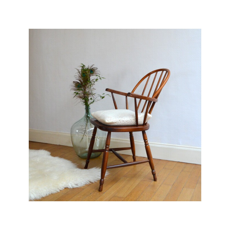 Mid century Windsor chair in wood - 1950s