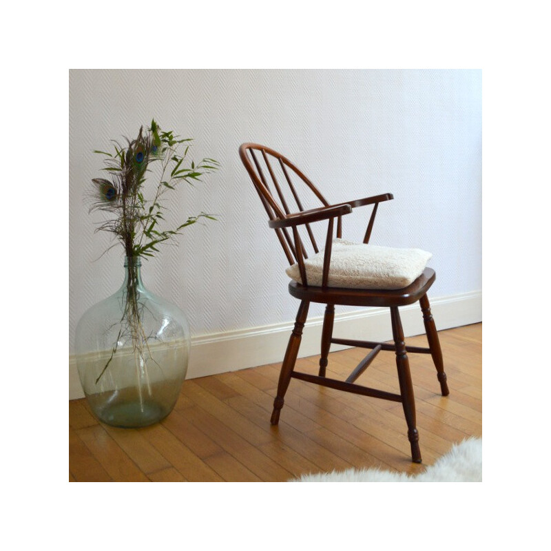 Mid century Windsor chair in wood - 1950s