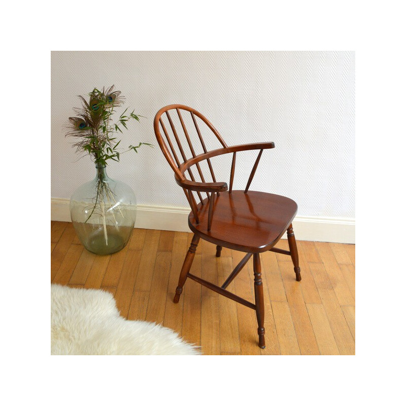 Mid century Windsor chair in wood - 1950s