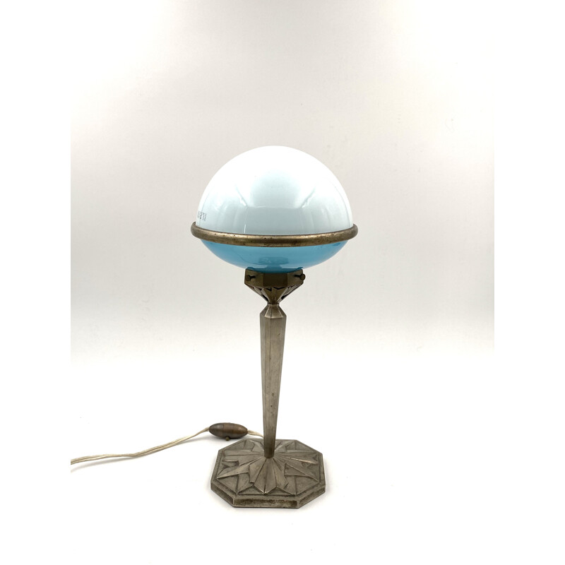 Art Déco table lamp Mod. 120, 'Ilrin' designed by L.BosiI and Cie, France 1920