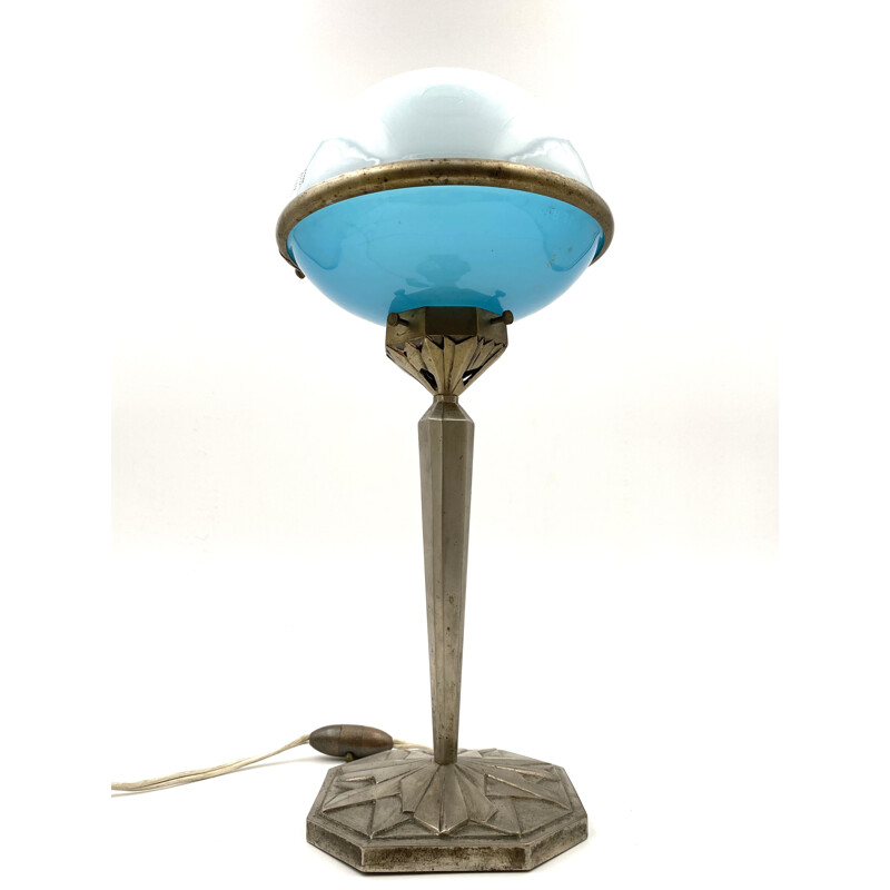 Art Déco table lamp Mod. 120, 'Ilrin' designed by L.BosiI and Cie, France 1920