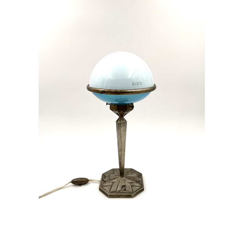 Art Déco table lamp Mod. 120, 'Ilrin' designed by L.BosiI and Cie, France 1920