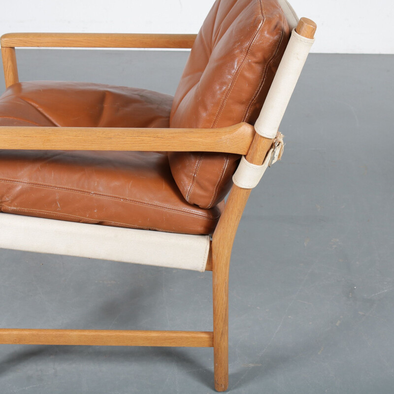 Norwegian beechwood lounge chair 1960