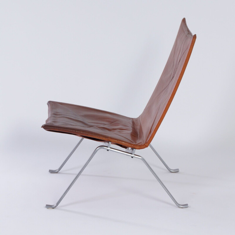 Lounge armchair Poul Kjaerholm PK22 vintage  for E Kold Christensen,1970