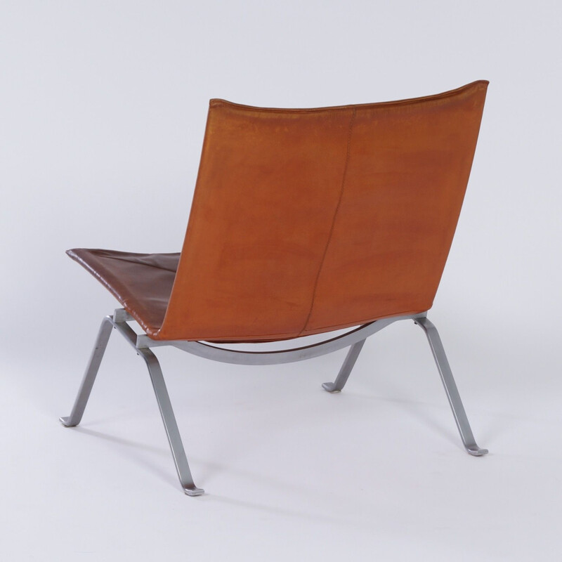 Lounge armchair Poul Kjaerholm PK22 vintage  for E Kold Christensen,1970