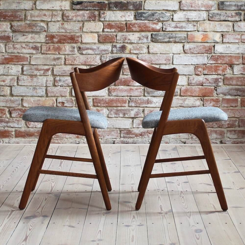 Set of 4 Dining Chairs, 1960s, Scandinavian Design