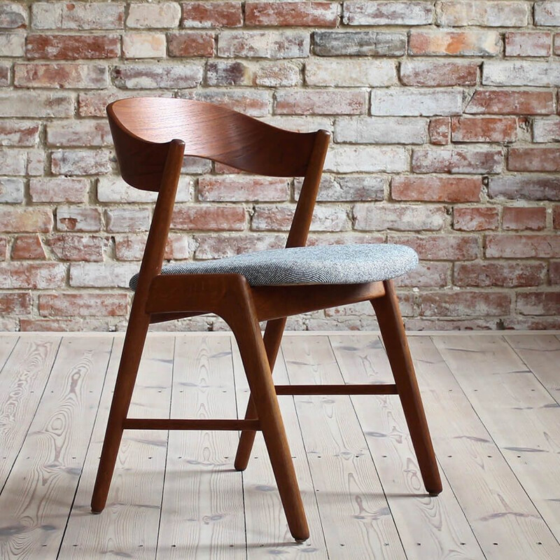 Set of 4 Dining Chairs, 1960s, Scandinavian Design
