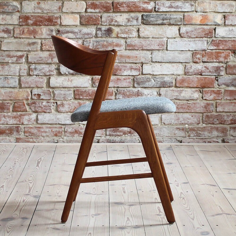Ensemble de 4 chaises vintage de salle à manger, design scandinave 1960
