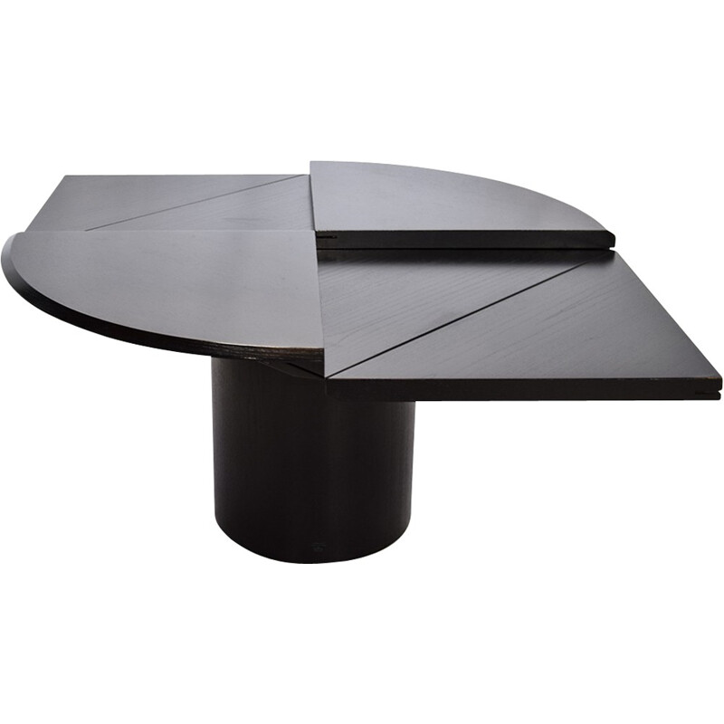 "Quadrondo" ash dining table, Erwin NAGEL - 1980s