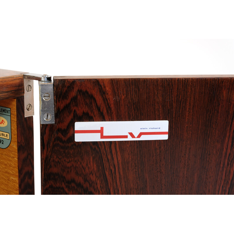 Alain Richard Vintage Rosewood sideboard Series 800 1960