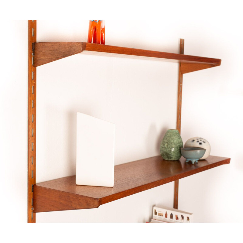 Mid century Kai Kristiansen wall unit in teak