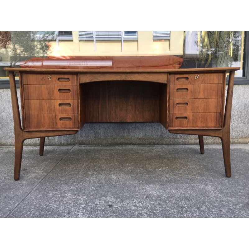 Rosewood desk mid century Svend Aage Madsen 1960