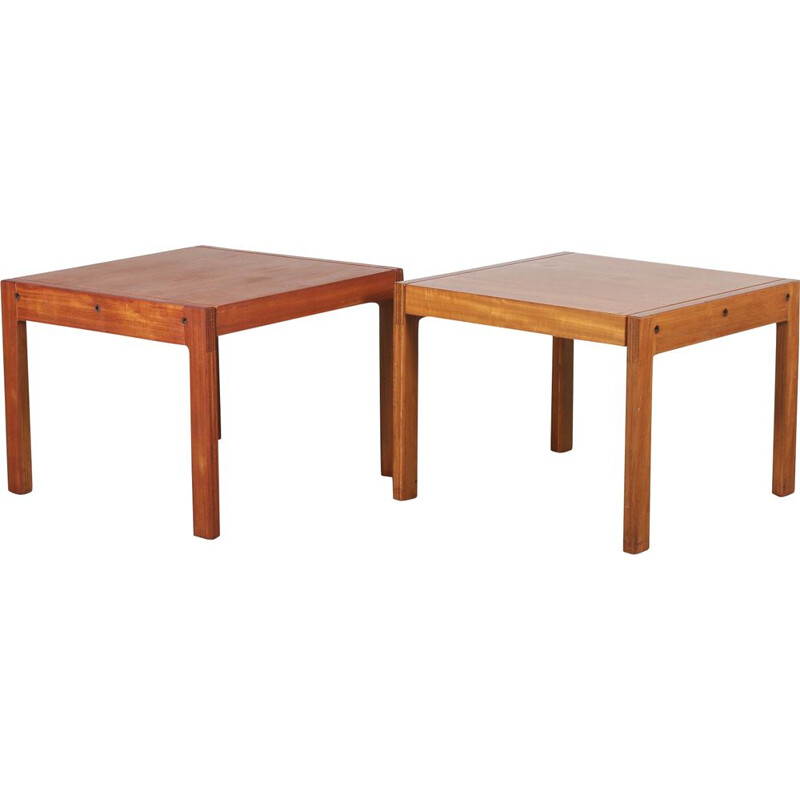 Pair of side tables by de Coene in Belgium 1960s