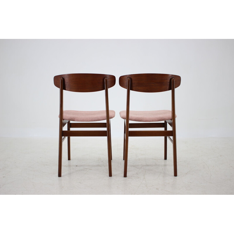 Set of 4 Danish mid century SAX Teak Dining Chairs,1960s