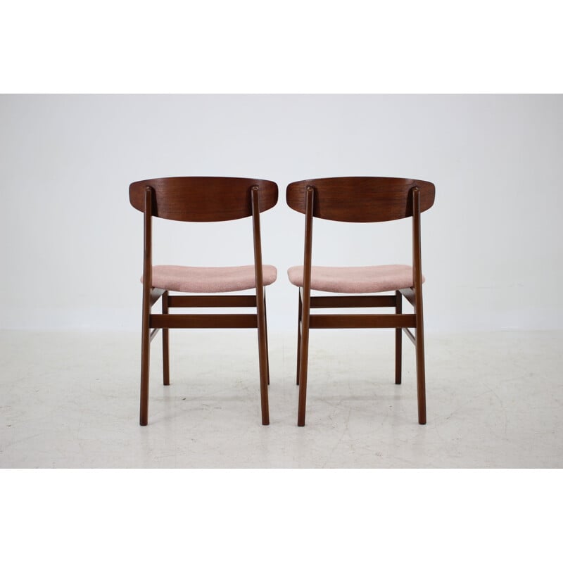Set of 4 Danish mid century SAX Teak Dining Chairs,1960s