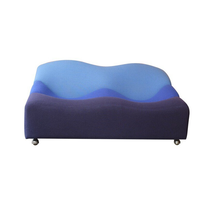 Blue Artifort "ABCD" sofa, Pierre PAULIN - 1968