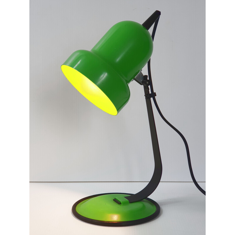 Vintage-Lampe grün 1970