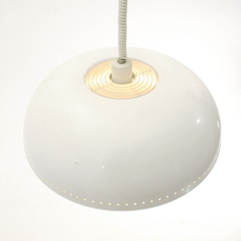  White 'Nigritella' pendant lamp mid century by Tobia Scarpa for Flos, 1960s