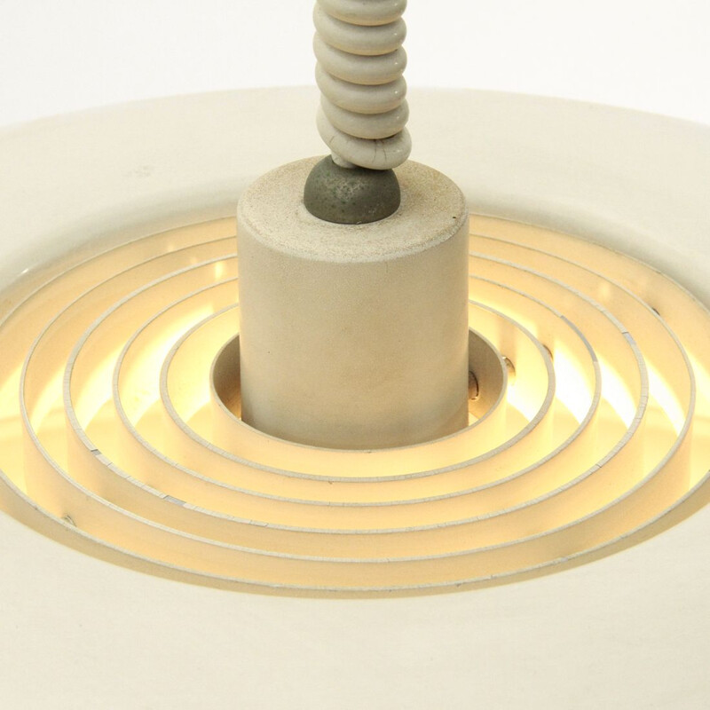  White 'Nigritella' pendant lamp mid century by Tobia Scarpa for Flos, 1960s