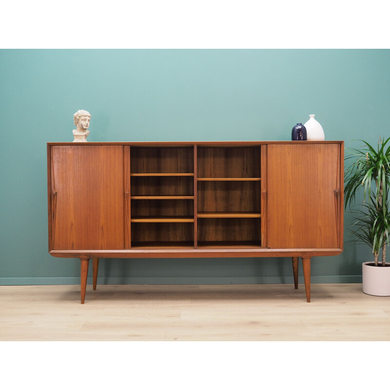 Teak highboard Omann jun vintage  scandinavian 1970