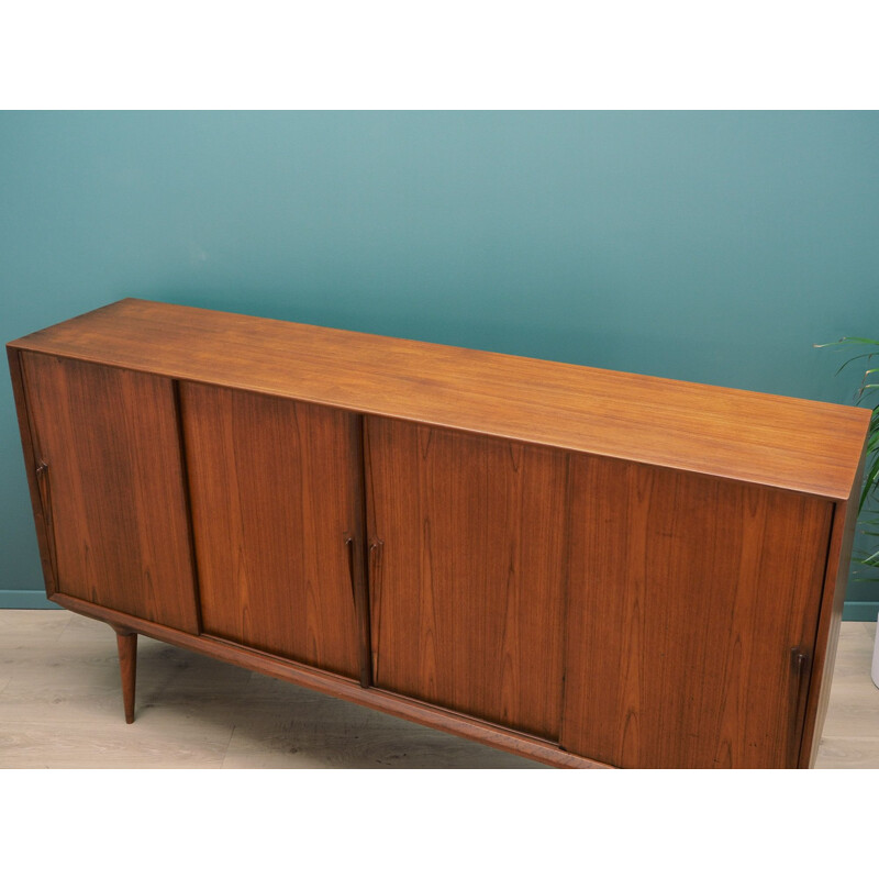 Teak highboard Omann jun vintage  scandinavian 1970