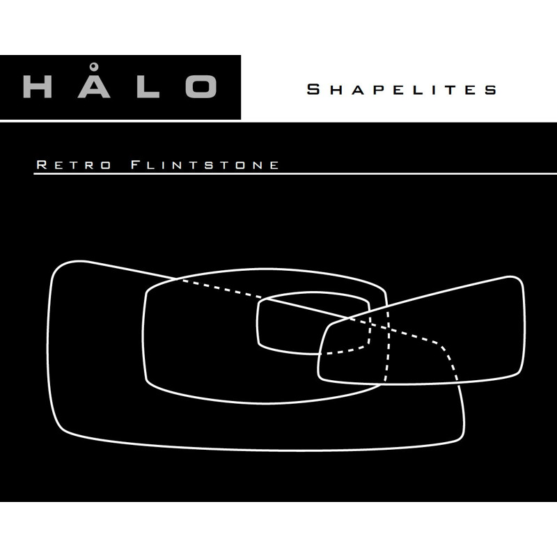 Aplique vintage Halo de Nadya Glawe en plexiglás