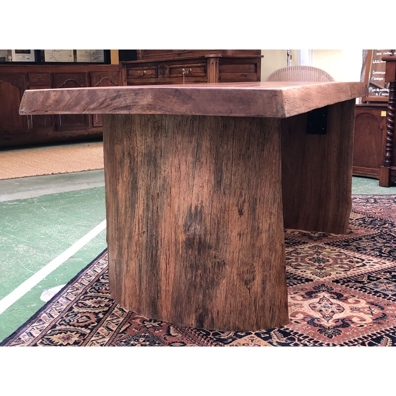 Vintage solid teak desk