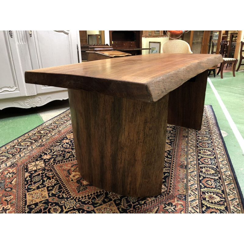 Vintage solid teak desk