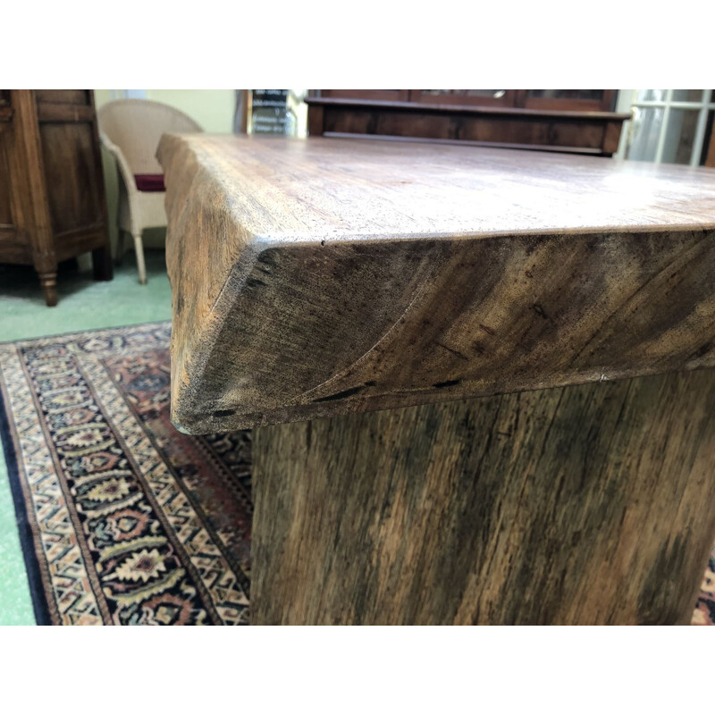 Vintage solid teak desk