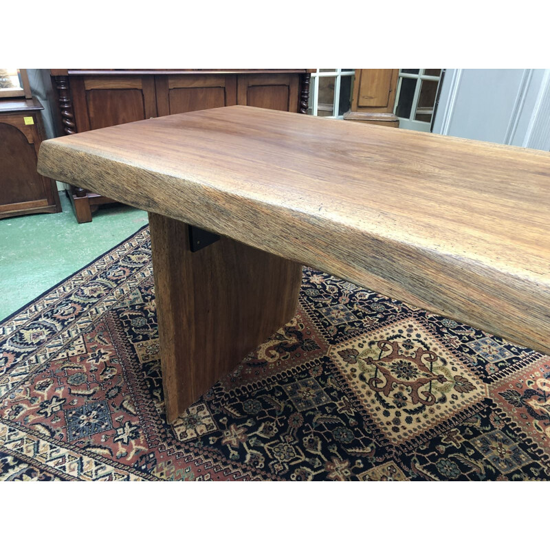 Vintage solid teak desk