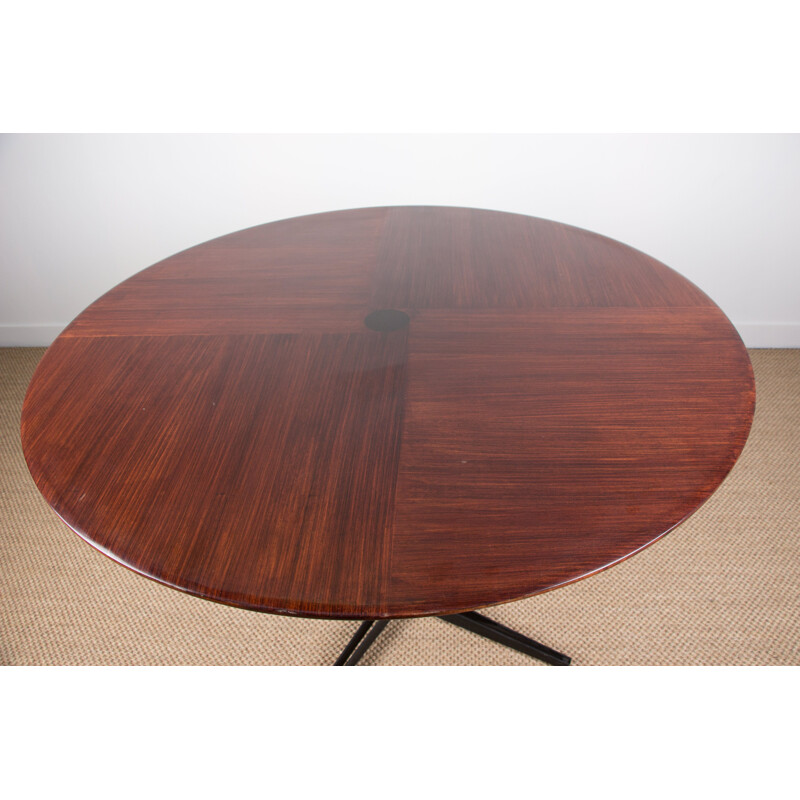 Vintage Rosewood Dining Table by Osvaldo Borsani Italiana