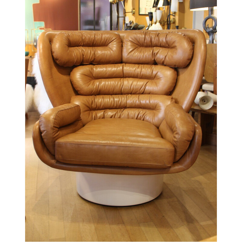 Fauteuil vintage Elda de Joe Colombo 1960