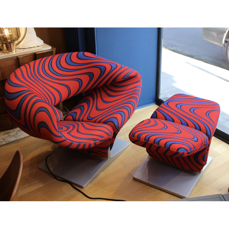 Vintage armchair Ribbon by Pierre Paulin for Artifort