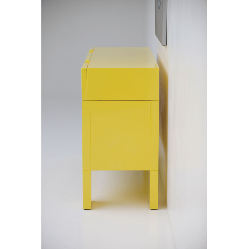 Yellow cabinet by Claire Bataille and Paul Ibens for Spectrum