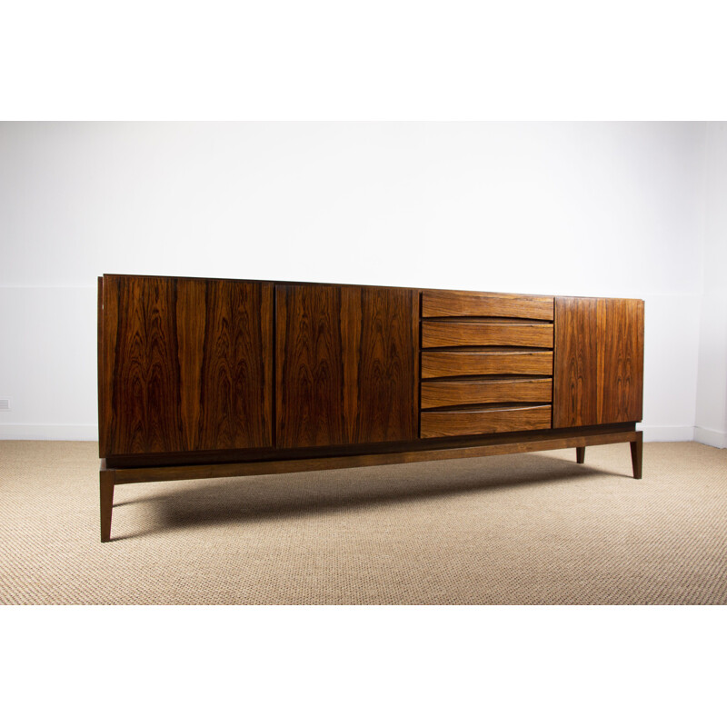 Grande enfilade vintage Scandinave en Palissandre de Rio 