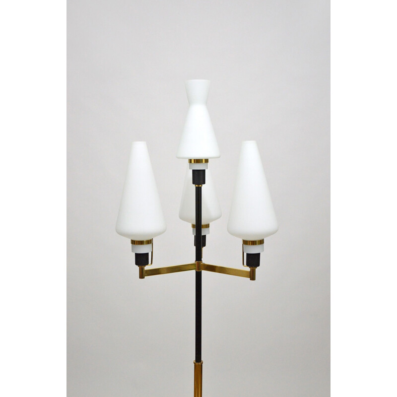 Italian Design Vintage Floor Lamp With 4 Lights1950s