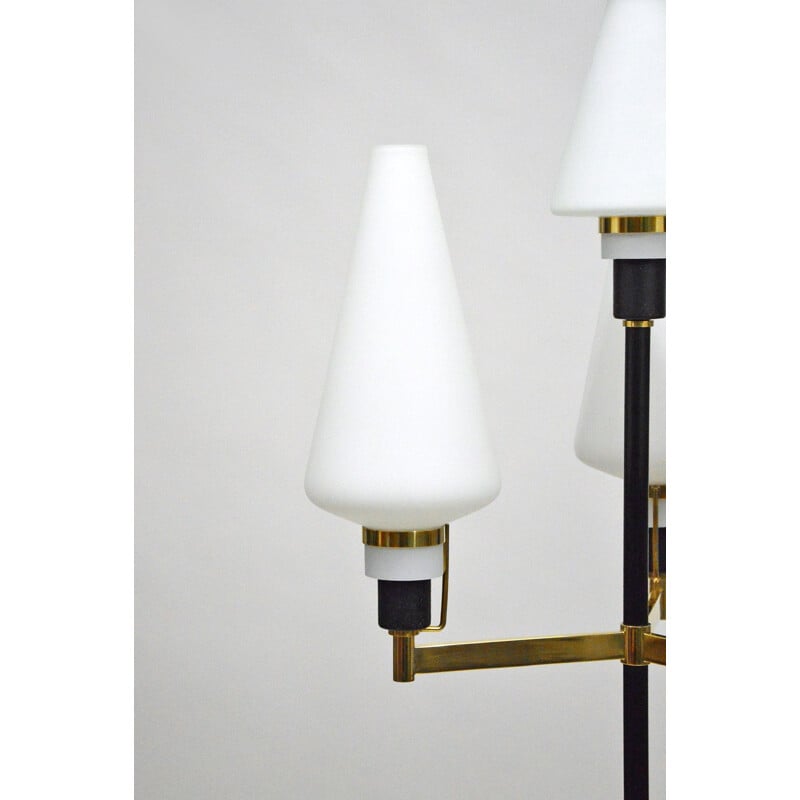 Italian Design Vintage Floor Lamp With 4 Lights1950s