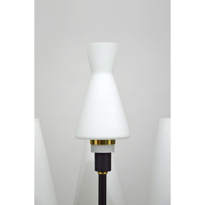 Italian Design Vintage Floor Lamp With 4 Lights1950s