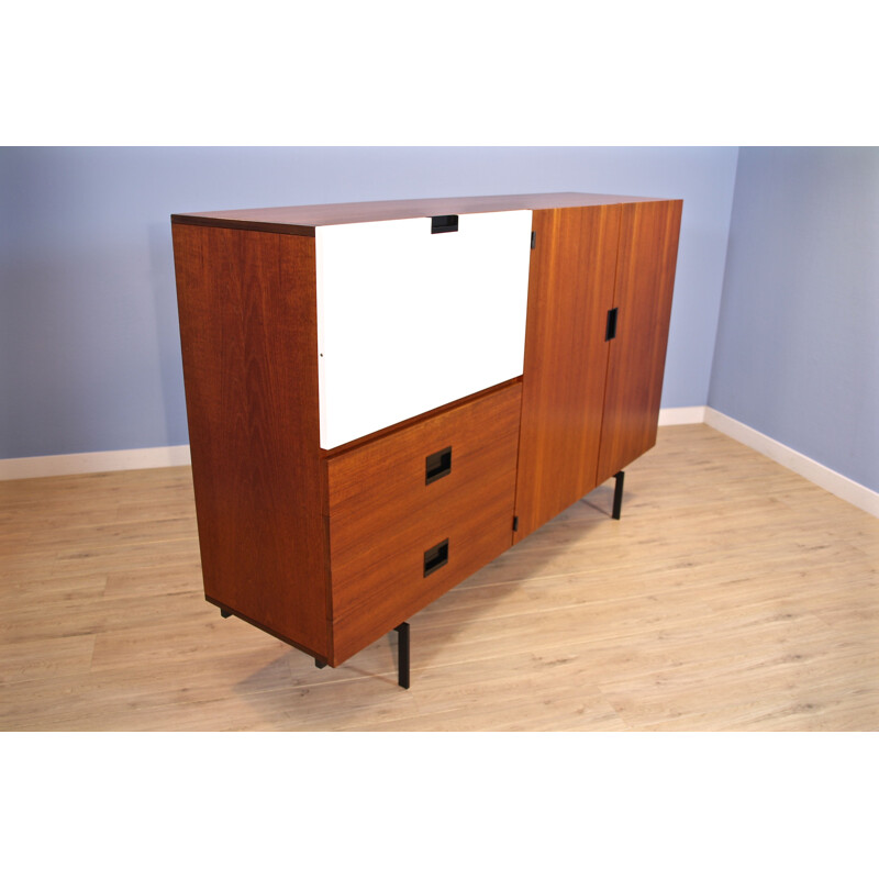 Dutch cabinet CU09 in teak by Cees Braakman for Pastoe, Japanese Series 1958