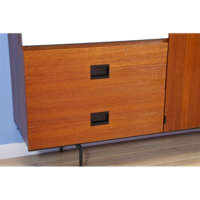 Dutch cabinet CU09 in teak by Cees Braakman for Pastoe, Japanese Series 1958