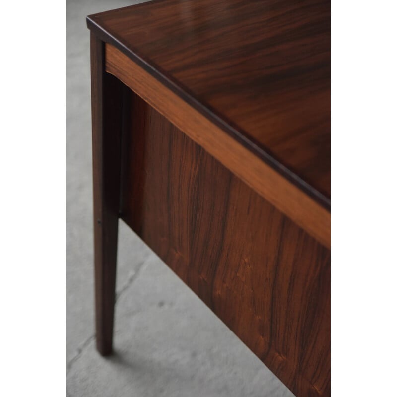 Executive Rosewood Norwegian Desk by Torbjorn Afdal for Haug Snekkeri AS Bruksbo, 1960s