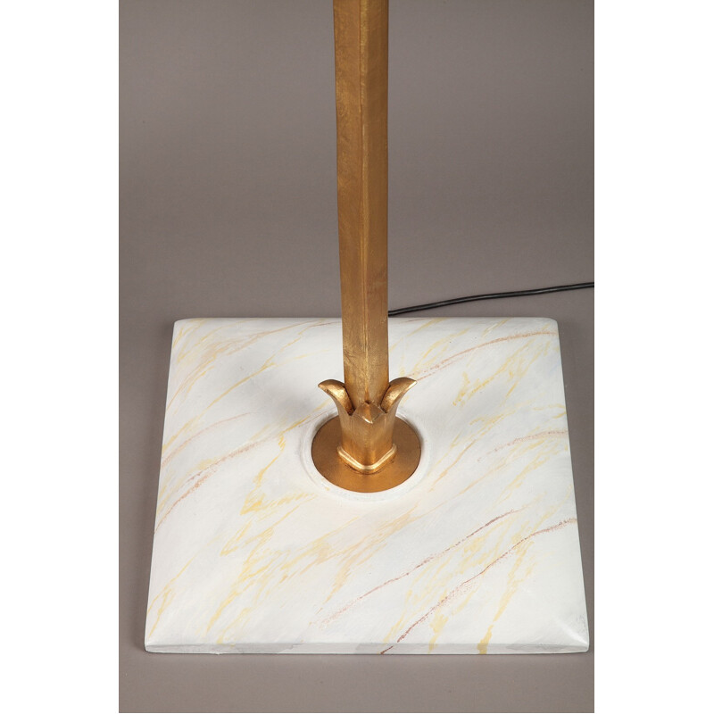 Lamp International "Scavo" floor lamp in Murano glass and aluminium, Enzo CIAMPALINI - 1970s