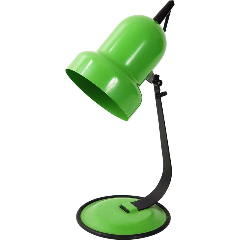 Lampe vintage verte 1970