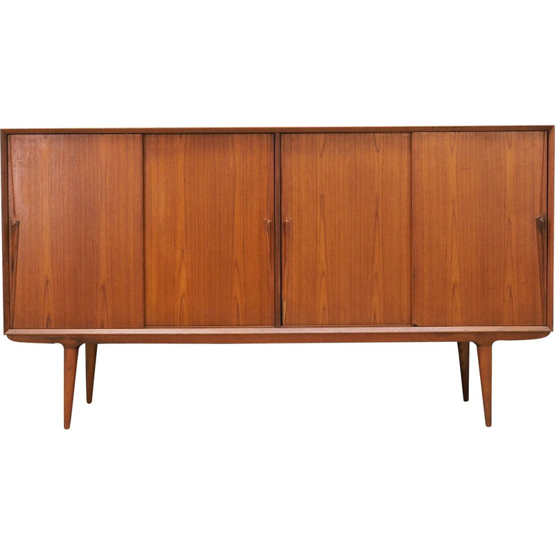 Teak highboard Omann jun vintage  scandinavian 1970