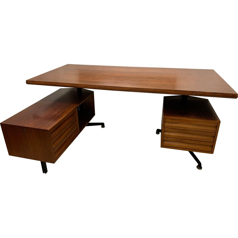 Vintage desk by Osvaldo Borsani for Tecno Milano 1960